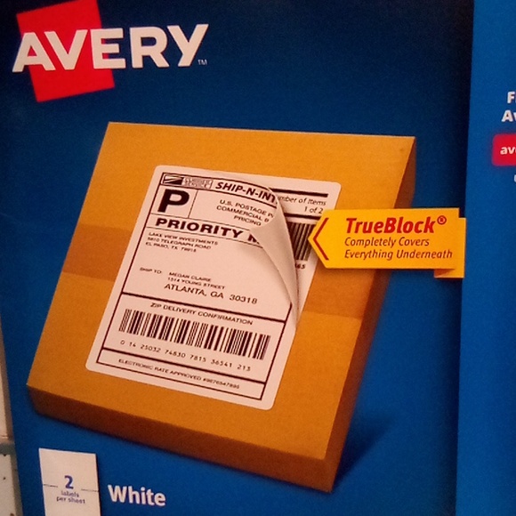 Avery- Internet "Shipping Labels" (8126) 50 labels - Picture 3 of 4